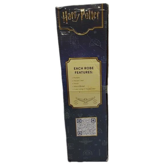 Harry Potter Slytherin Kids Costume Robe With Hood Ages 10+ Officially Licensed - Picture 2 of 4